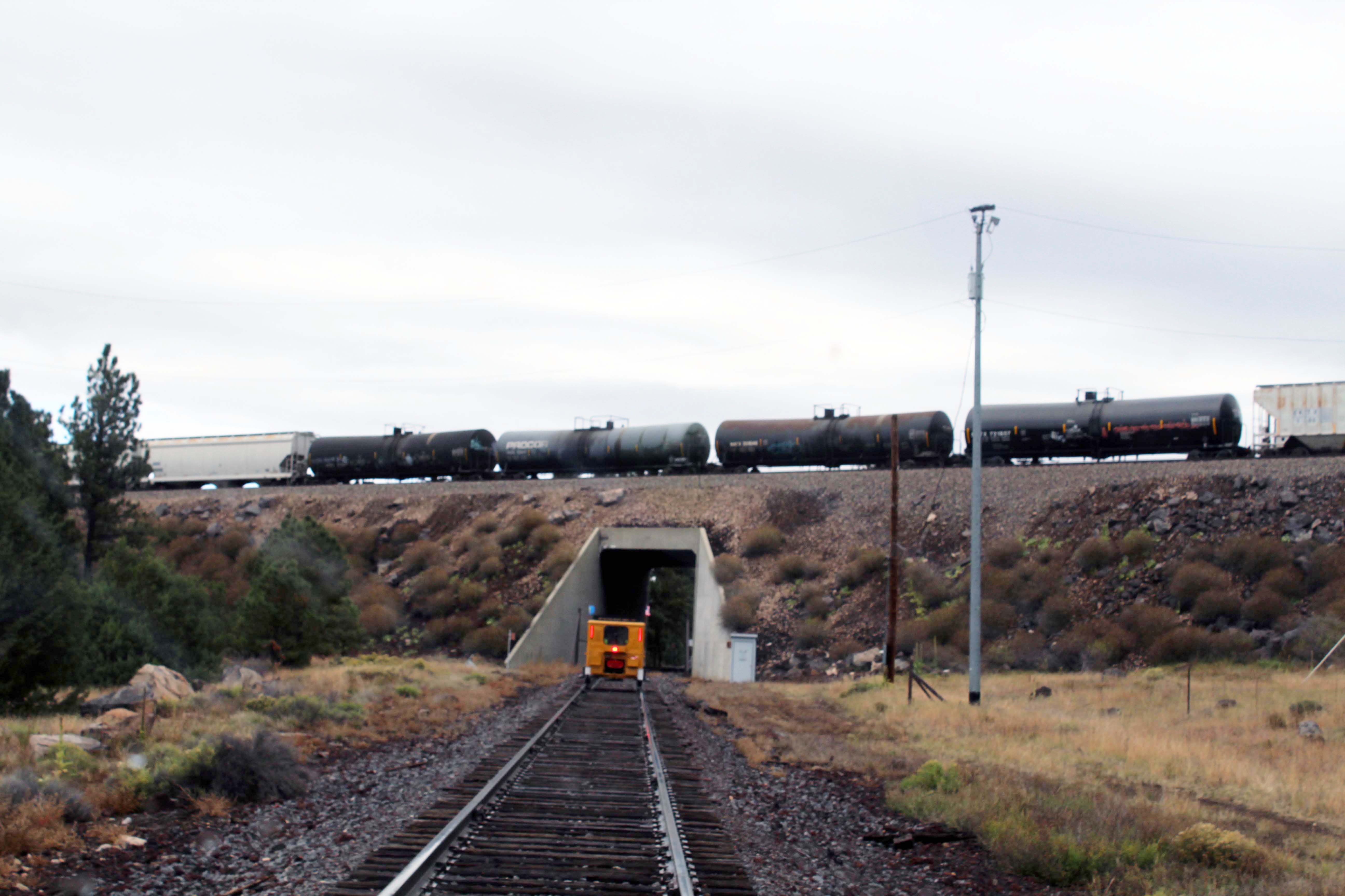 GCRR underpass of BNSF Dual Main Line Williams AZ